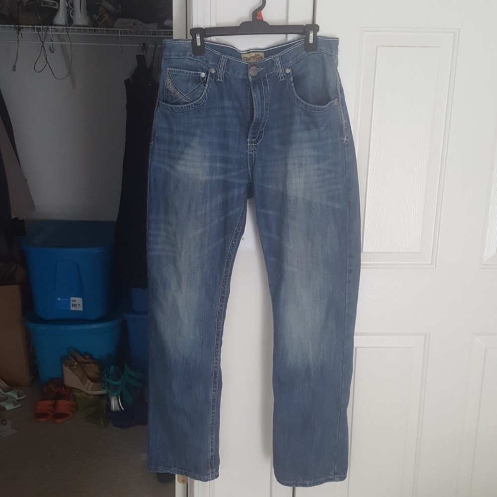 2 for $16 Men's Wrangler Blue jeans
